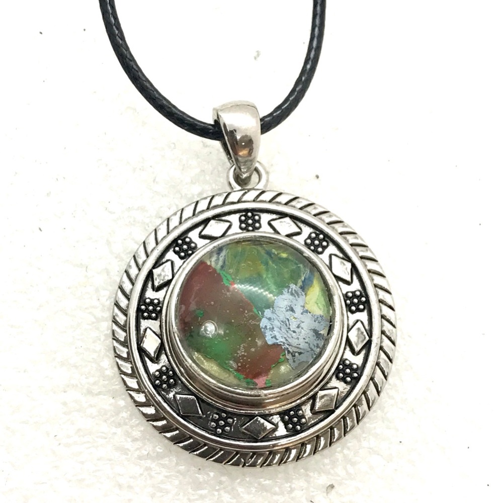 Necklace with handmade 20mm snap SN20